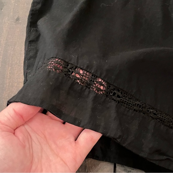 Old Navy Black Peasant Top - Picture 4 of 8